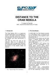DISTANCE TO THE CRAB NEBULA - INAF-OAT