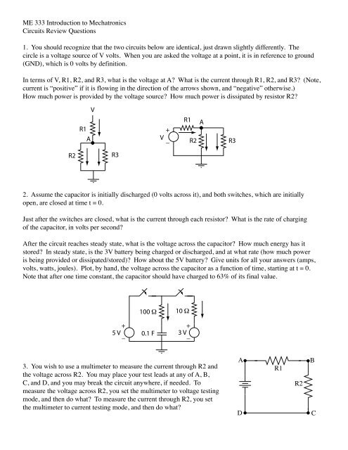 practice problem set - Northwestern Mechatronics Wiki