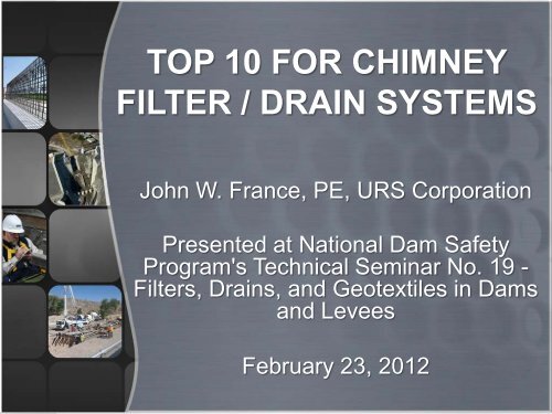 Top 10 for Chimney Filter/Drain Systems (PowerPoint Slides)