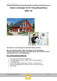 und Leistungsbeschreibung Innovationshaus INNO 146 - Ytong ...