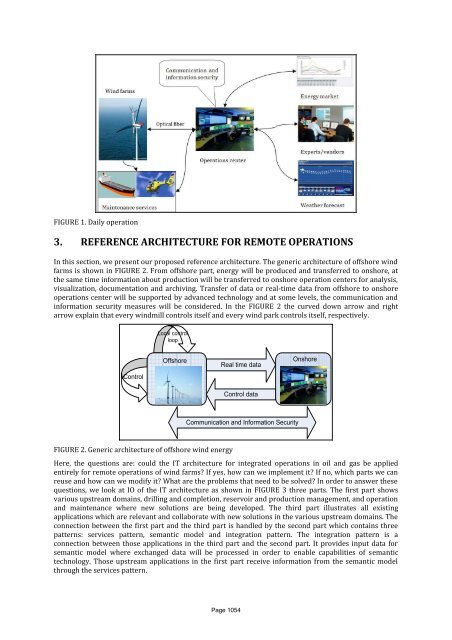 Reference Architecture for Remote Operations of Offshore Wind Farms