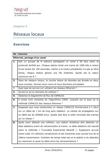 Chapitre 5 - Dr Stephan Robert