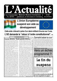 L'ActualitÃ© NÂ° 13.p65 - Nigerdiaspora