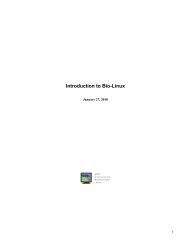 Introduction to Bio-Linux 5.0 Course Notes