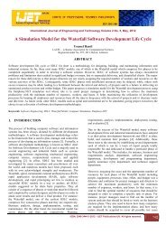 Journal of Engineering A Simulation Model for the Waterfall ...