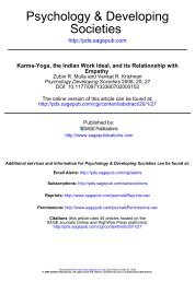 Karma-Yoga, the Indian Work Ideal, and its ... - ResearchGate