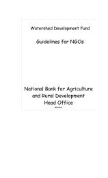 Nabard Guidelines
