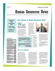 Human Resources News - Camosun College