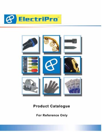 ElectriPro Product Catalogue 40 Pages - Ontario Westburne