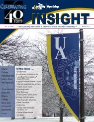 Insight - Winter 2012 (PDF) - The University of Akron : Wayne College