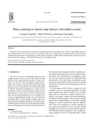 Phase ordering in chaotic map lattices with additive noise - Infn