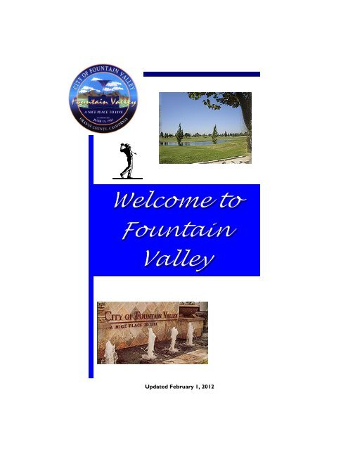 Residents Guide to Fountain Valley - City of Fountain Valley