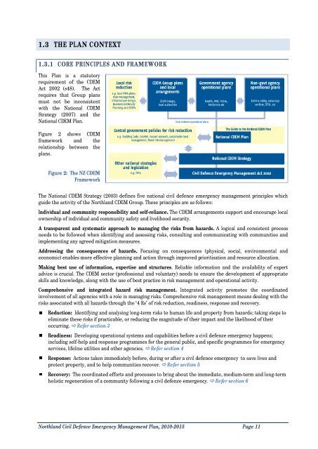 Northland Civil Defence Emergency Management Plan, 2010