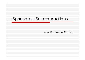 Sponsored Search Auctions