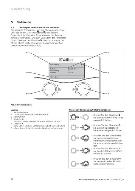 Bed VWS 64 DE - Vaillant