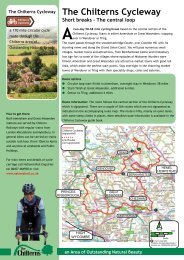 Download PDF of Chilterns Cycleway Central Loop itinerary