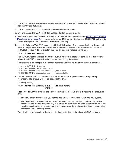 Program Directory for Realtime Monitor VM/ESA - z/VM - IBM