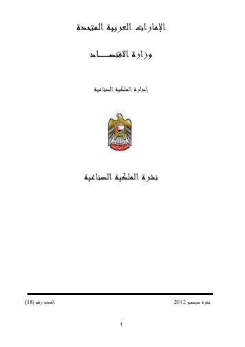 Design Publication Arabic - وزارة الاقتصاد