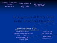 Engagement of Every Child in the Preschool Classroom - Siskin ...
