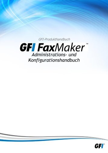 Administrations- und Konfigurationshandbuch - GFI