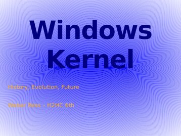 Windows Kernel - H2HC