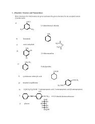 1. (20 points) Structure and Nomenclature Draw structures for which ...