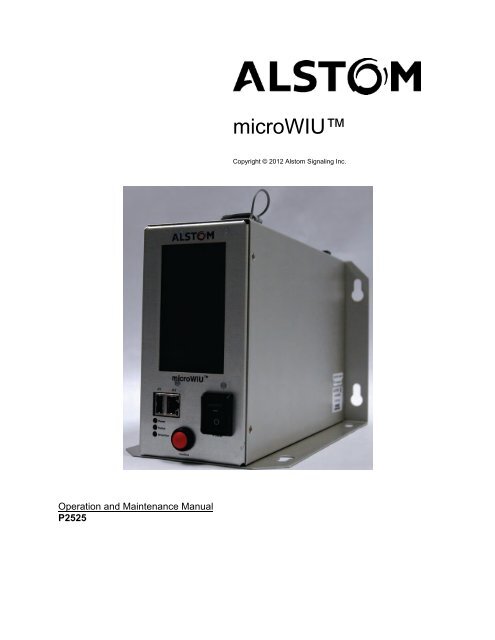 microWIUâ¢ - Alstom