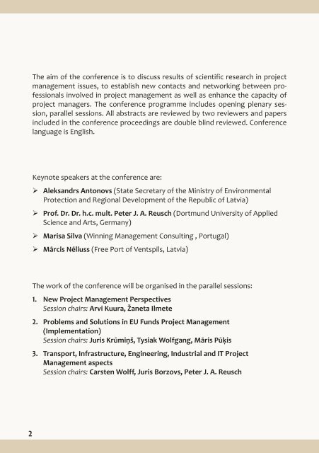 Programme of the Conference .pdf - EVF