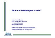 Microsoft PowerPoint - Lus Saxk\370bing 3 feb 2009 ... - nordicbeet.nu