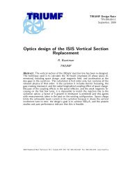 Optics design of the ISIS Vertical Section Replacement - Baartman's ...