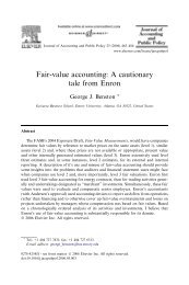 A cautionary tale from Enron - Emory Goizueta Business School ...