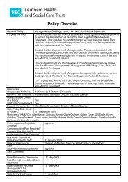 Buildings, Land, Plant and Non-Medical Equipment Policy