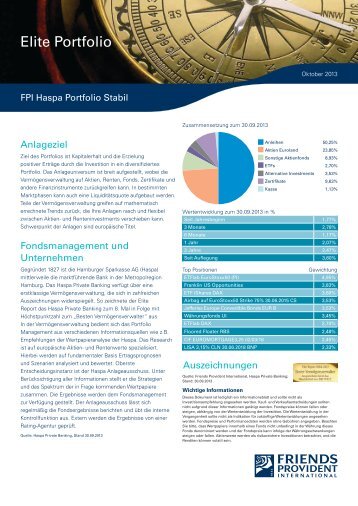 FPI Haspa Portfolio Stabil - Friends Life