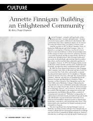 Annette Finnigan - Houston History Magazine