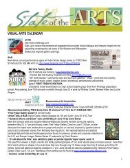 VISUAL ARTS CALENDAR - City Of Ventura