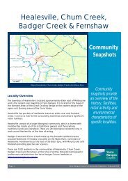 Community Snapshot - Shire of Yarra Ranges