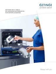 Getinge Clean Basic GETINGE CLEAN SINK DOSING - Getinge Infection Control