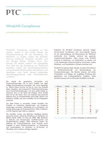 Windchill Compliance - PTC.com