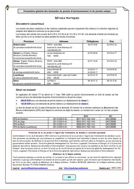 Exemple de formulaire de demande de permis d'environnement de ...