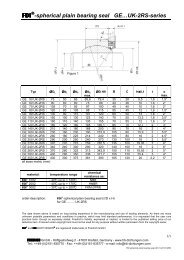 FDI spherical plain bearing seal UK 01-2012 025E - Friedrich GmbH