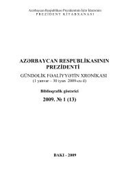 azÉrbaycan respublikasÄ±nÄ±n prezidenti 2009. â 1