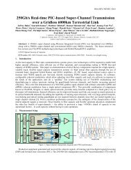 250Gb/s Real-time PIC-based Super-Channel ... - Infinera