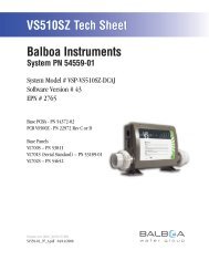 54559-01, VSP-VS510SZ-DCAJ - Balboa Direct