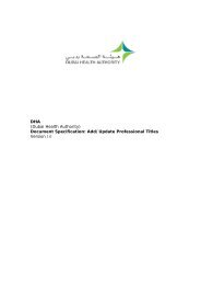 Add/Upgrade Professional License - Dubai Health Authority