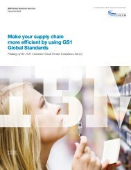 Make your supply chain more efficient by using GS1 Global Standards