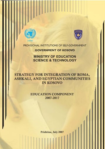strategy for integration of roma, ashkali, and egyptian communities ...