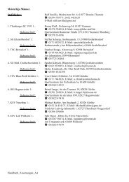 Spielplan - SV Ziegenhain