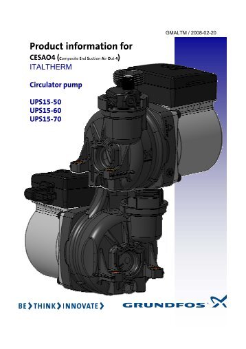Product information for CESAO4 - Romstal