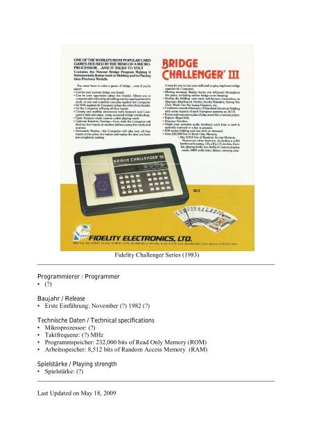 11-1982 [E-4151] Fidelity - Voice Bridge Challenger III Fidelity ...