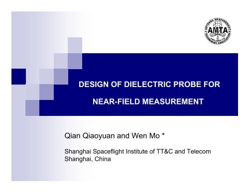 design of dielectric probe for near-field measurement